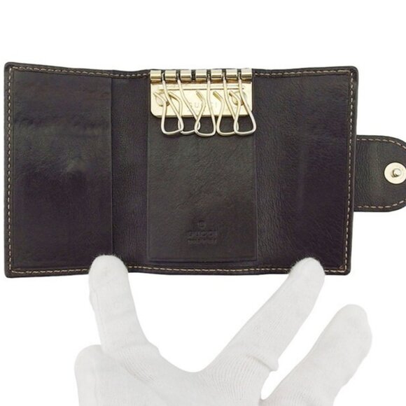 GUCCI Key Case GG Pattern Authentic Used - Picture 5 of 10